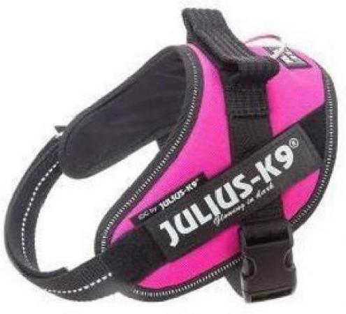 JULIUS-K9 шлейка для собак IDC®-Powerharness Mini-Mini (40-53см 4-7кг), темно-розовый