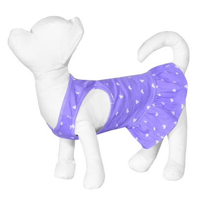 Yami-Yami одежда Платье для собаки сиреневое XL (спинка 32-34 см) лн26ос 0,100 кг 52913