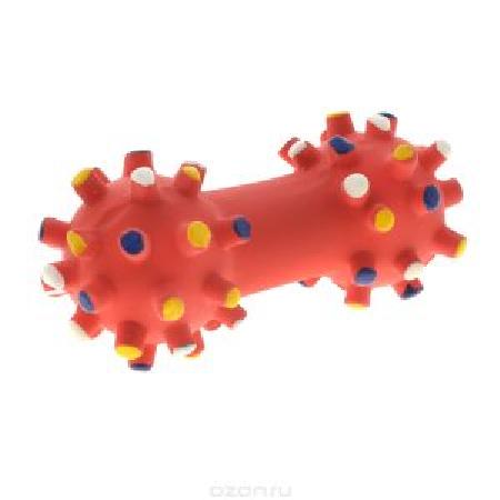 Beeztees мяч-регби гантель жевательная игрушка для щенков латекс разноцветный 10х5 см