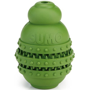 Beeztees 626626 Игрушка для собак Sumo Play для зубов зеленая 6*6*8,5см
