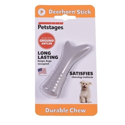 Petstages Игрушка для собак Deerhorn с оленьими рогами 9 см очень маленькая | Deerhorn 0,03 кг 38948, 124600100757