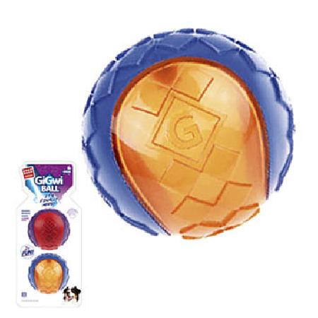 GiGwi Игрушка два мяча с пищалкой TPR резина 75336 0,158 кг 42551