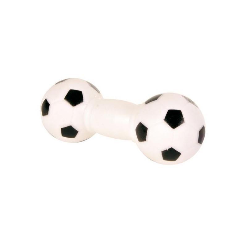 Trixie игрушка для собак, гантель футбольная 14 см