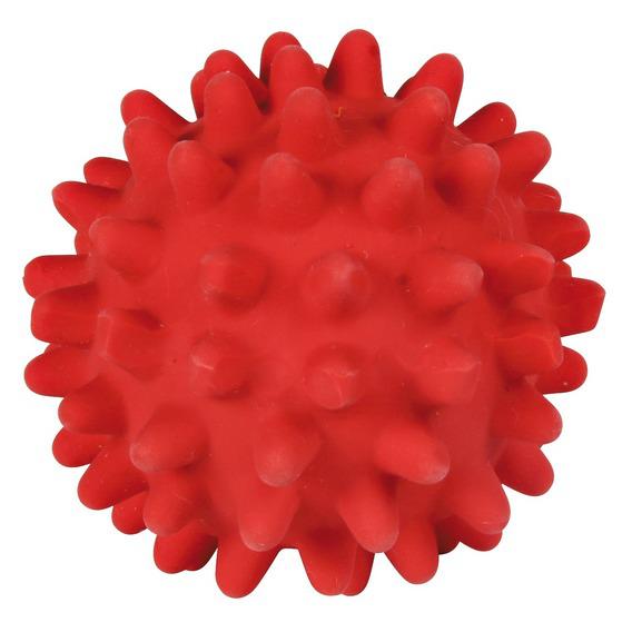 Trixie игрушка для собак Мяч игольчатый со звуком, латекс 7 см