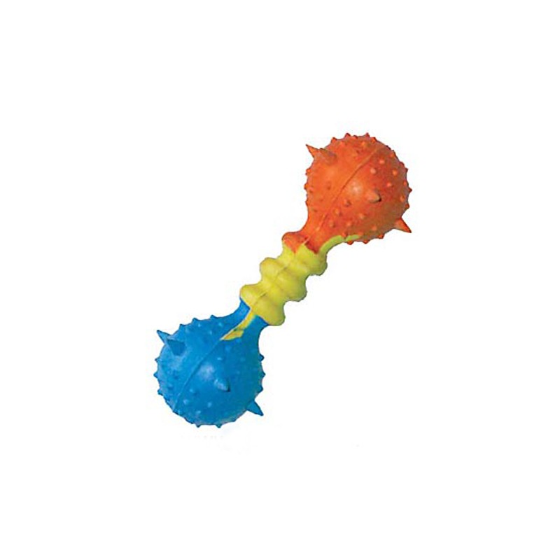 игрушка Buddy резиновая Гантель С ШИПАМИ 16 см В-17-140, 26027