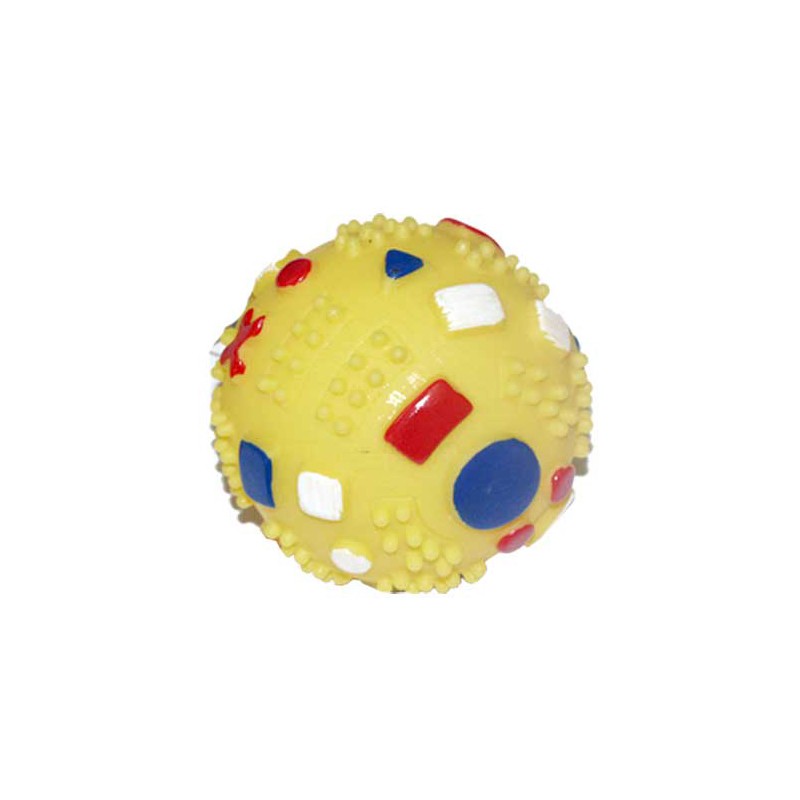 игрушка Buddy винил Мяч ЦВЕТНОЙ 6,5 см 1018 