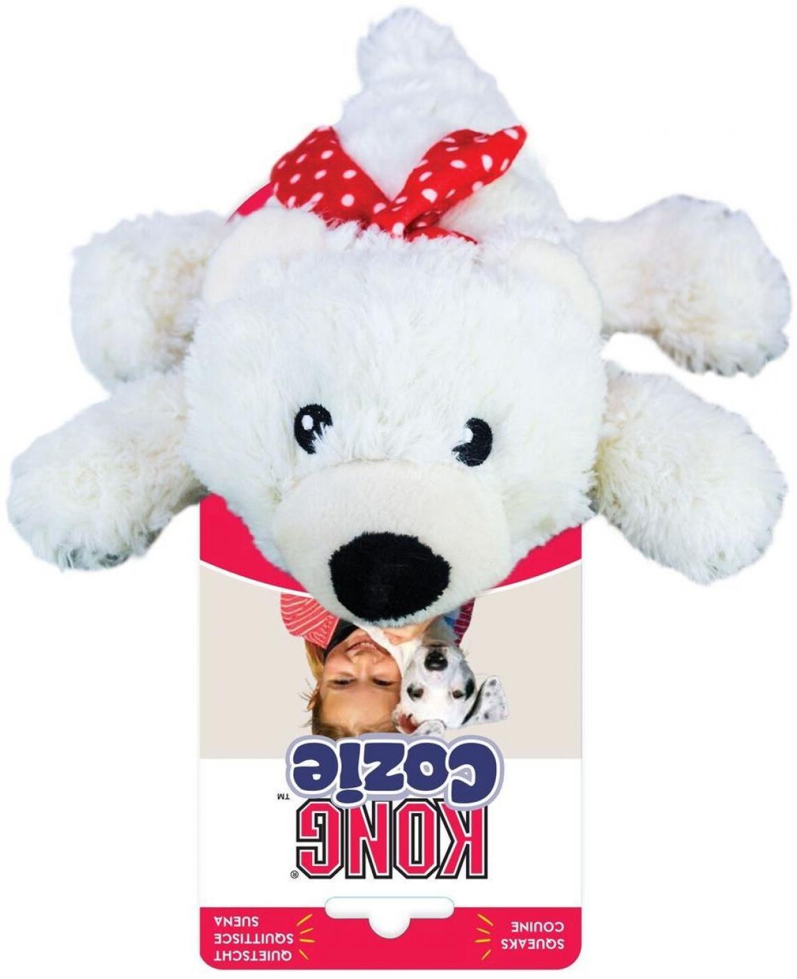 KONG Holiday игрушка для собак Cozie Мишка средний 15 см, H18D124E
