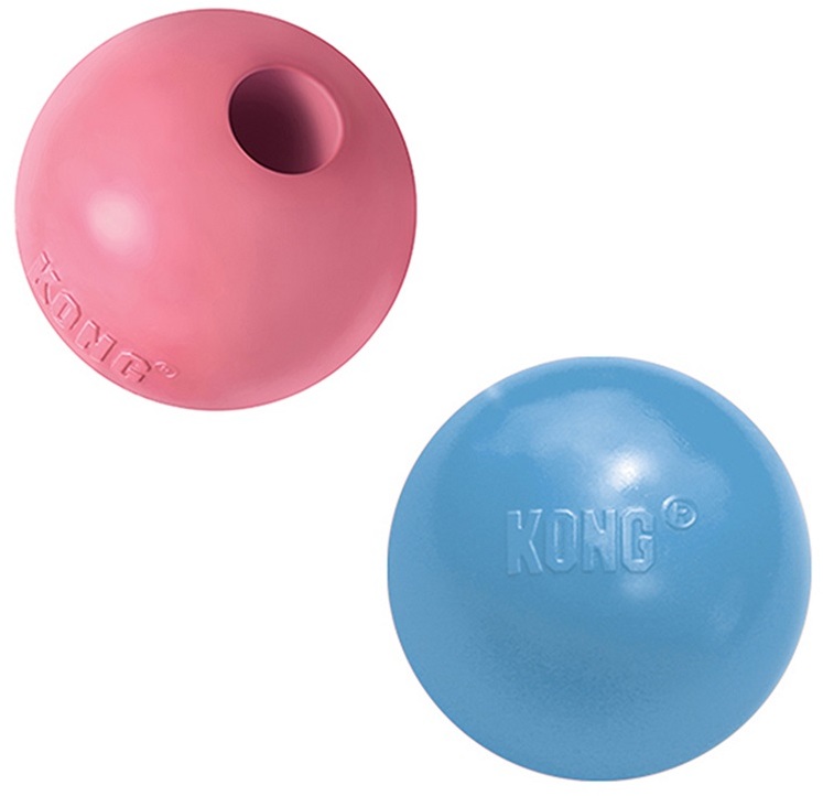 Kong Puppy игрушка для щенков, Мячик под лакомства, двух цветов (в ассортименте) S,