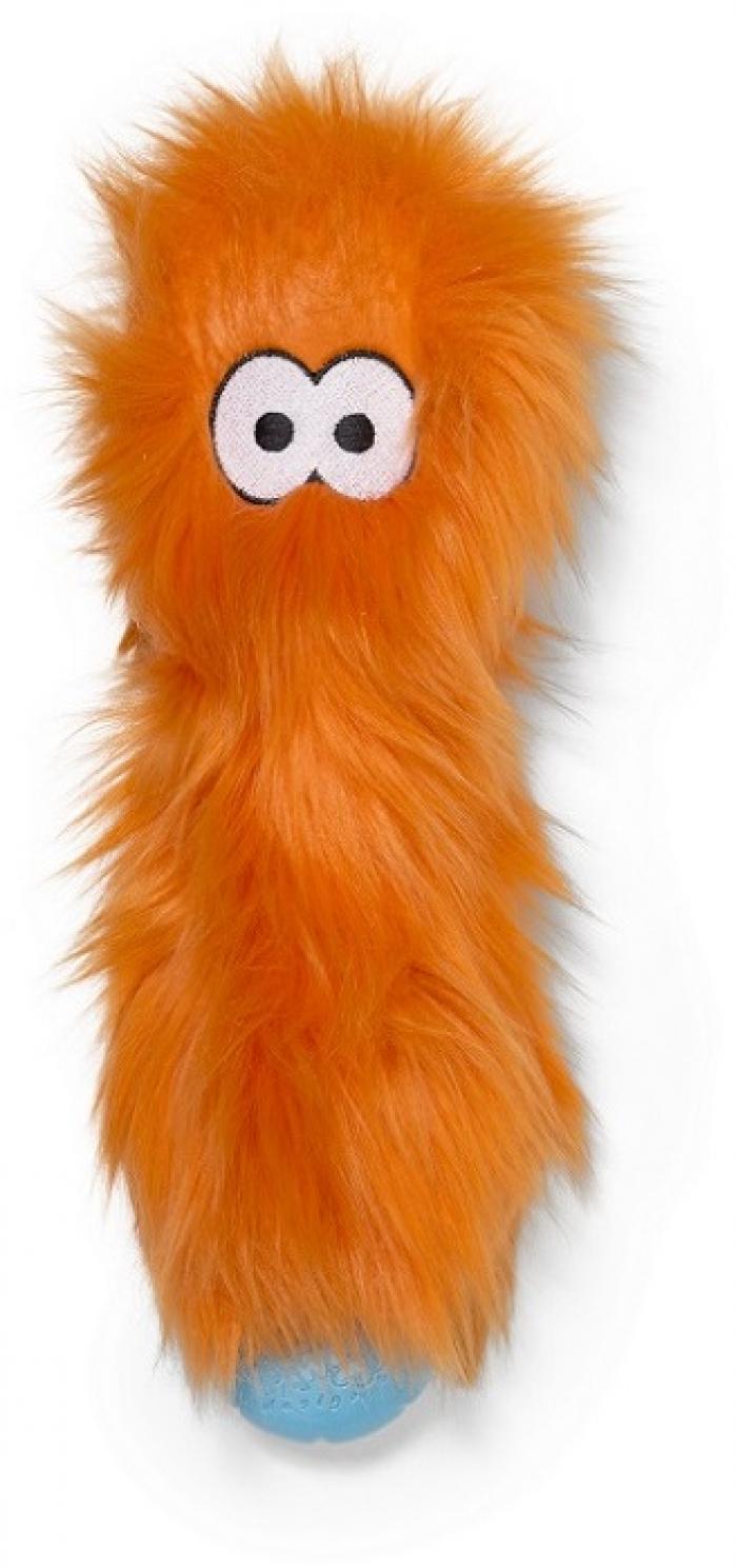 Zogoflex Rowdies Custer игрушка плюшевая для собак малых и средних пород 10 см, оранжевая