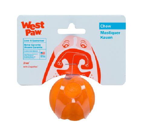 Zogoflex ВИА Игрушка для собак мячик Jive L 8 см оранжевый 0,280 кг 39488