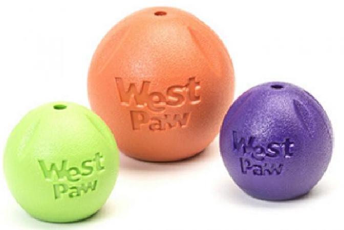 Zogoflex Rando игрушка-мячик для собак малых и средних пород 6 см, оранжевый