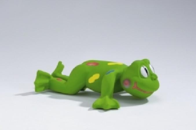Beeztees Лягушка жевательная игрушка для собак латекс зеленый 24х20 см