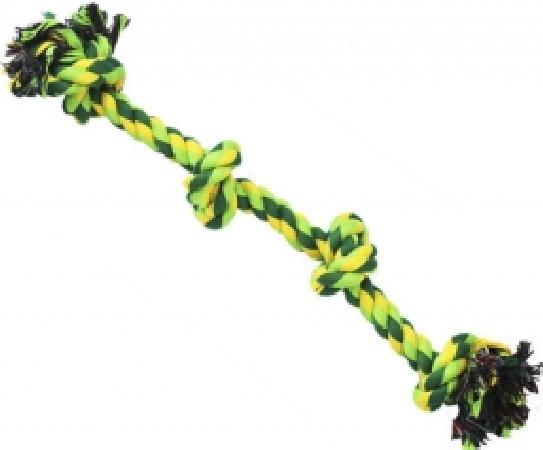№1 ГР 346 Игрушка для собак Грейфер веревка плетеная с четырьмя узлами 60см