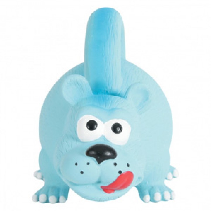 Zolux игрушка для собак, Львица с ручкой 15 см, голубой