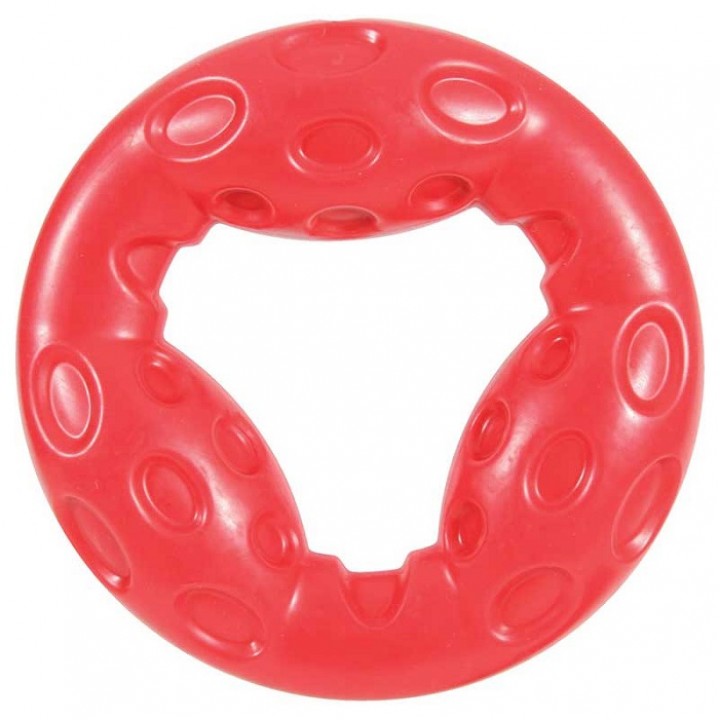 Zolux игрушка для собак, кольцо (серия Бабл) 18 см, красный