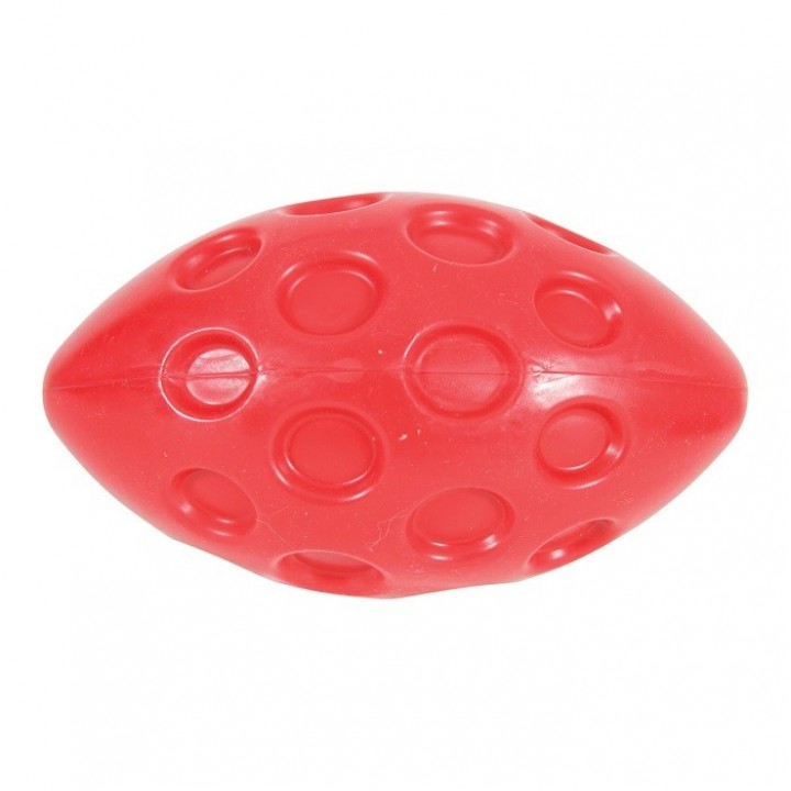 Zolux игрушка для собак, овал (серия Бабл) 14 см, красный