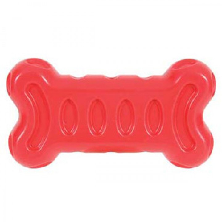 Zolux игрушка для собак, кость (серия Бабл) 15 см, красный
