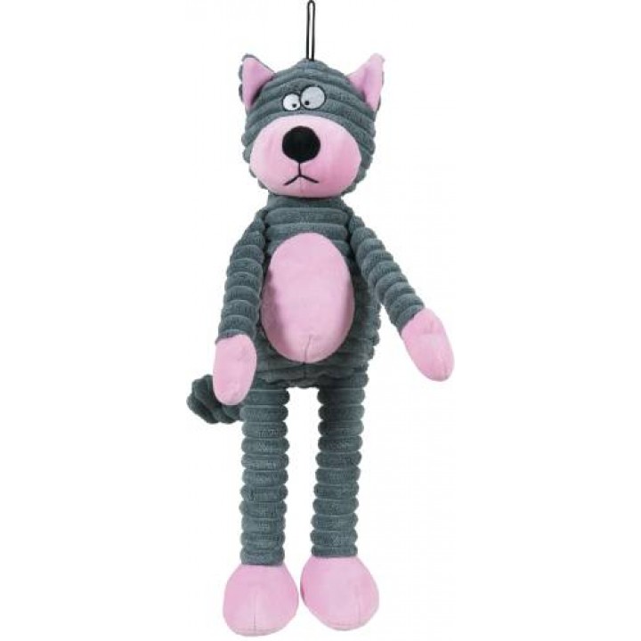 Zolux игрушка для собак Кот 25 см, розовый
