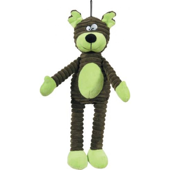 Zolux игрушка для собак Медведь 25 см, зеленый