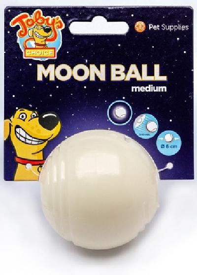 Kitty City Светящийся в темноте мяч для развлечений и угощений Луна 6,5 см | Moon Ball 0,07 кг 33968 (2 шт)