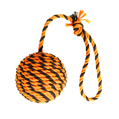 Doglike Мяч Броник средний с ручкой (оранжевый-черный) 0,255 кг 43838