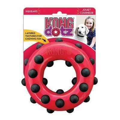Kong ВИА Игрушка для собак Dotz кольцо большое 15 см (TDD11E) 0,300 кг 36523