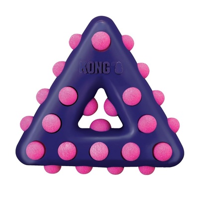 Kong Игрушка для собак Dotz треугольник малый 11 см (TDD33E) 0,11 кг 36526, 494300100757