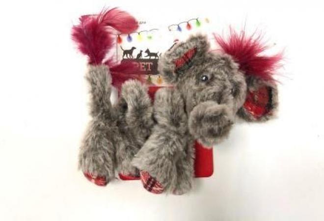 Petpark игрушка для кошек Christmas Кудрявый слон, TOY81342