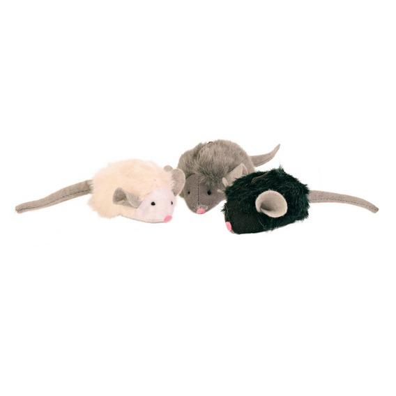 Trixie Игрушка дкошек 1 Мягкая мышка с микрочипом 6,5см (пищит при касании) - 4199 0,010 кг 26198