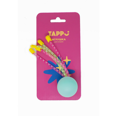 Tappi игрушки Игрушка Нолли для кошек мяч с веселыми трубочками 29оп66 0,013 кг 41749