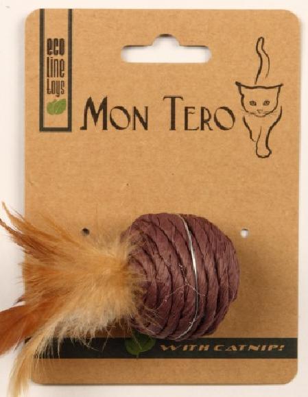 Mon Tero игрушка для кошек с кошачьей мятой Шар 5 см, фиолетовый