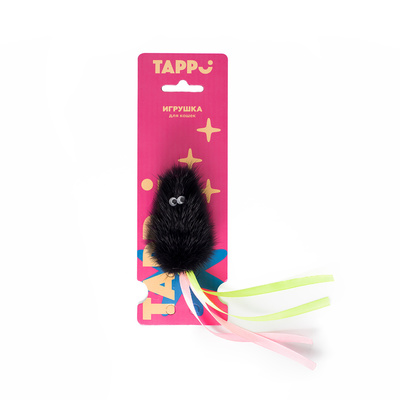 Tappi игрушки Игрушка Саваж  для кошек мышь из натурального меха норки с хвостом из лент 29оп66 0,014 кг 37638