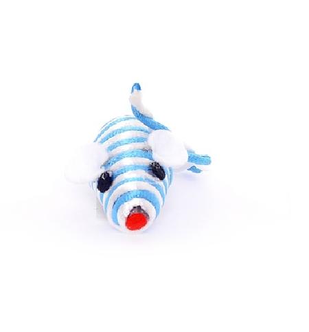 Papillon Игрушка для кошек  Полосатый мышонок 5см (Mouse bluewhite) 240037 0,010 кг 23367