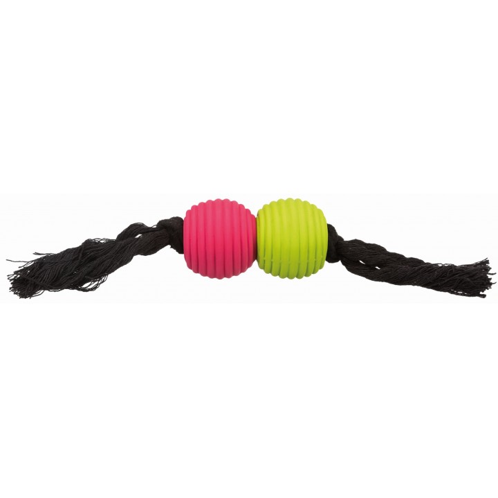 Trixie ВИА Мячи на веревке, латекс/хлопок, 32 см 34486, 0,070 кг, 36494
