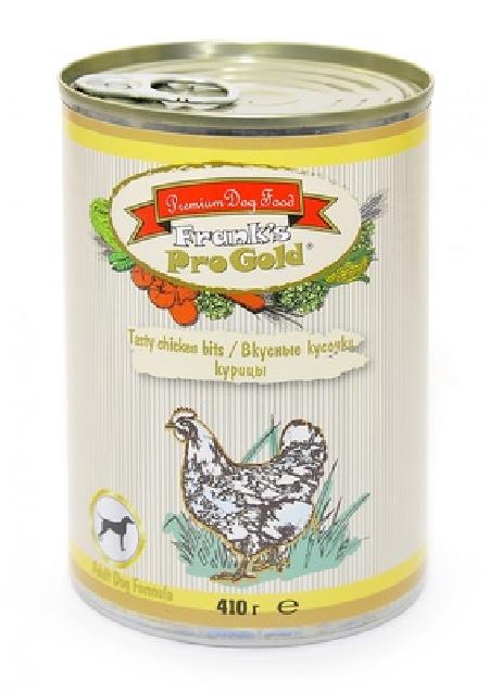 Franks ProGold консервы Консервы для собак Вкусные кусочки курицы 69фо31 43641, 0,415 кг 