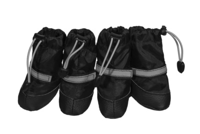 Yami-Yami Обувь для собак со светоотражающей полосой, черный, размер L 99005, 0,100 кг, 38169