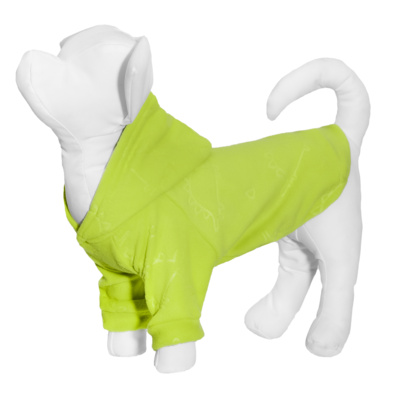 Yami-Yami одежда ВИА Толстовка для собаки из флиса с принтом Динозавры салатовая L (спинка 29 см) лн26ос 0,100 кг 51999