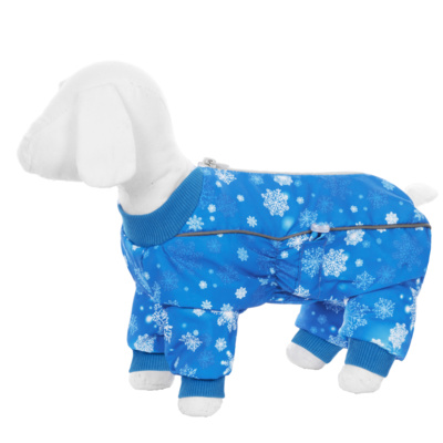 Yami-Yami одежда ВИА О. Комбинезон для собак на меху с рисунком снежинки  йоркширский терьер 37676 ал05ба 0,100 кг 37676