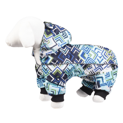Yami-Yami одежда ВИА О. Дождевик для собак с капюшоном на подкладке с рисунком морской бриз джек рассел терьер 41515 ал05ба 0,100 кг 41515
