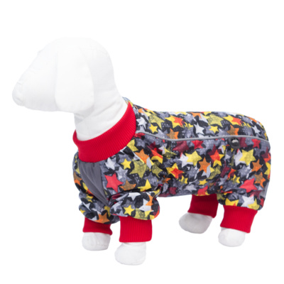 Yami-Yami одежда ВИА Одежда - Дождевик для собаки с желтыми и оранжевыми звездами М2 0,100 кг 37661