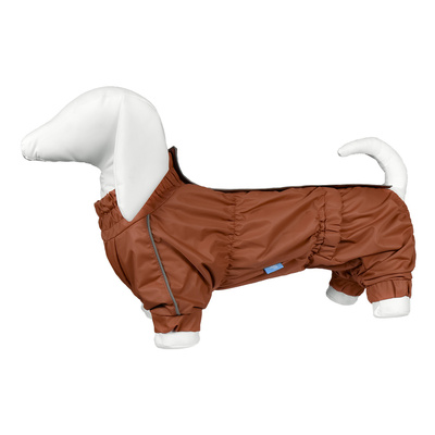 Yami-Yami одежда Дождевик для собак медный на гладкой подкладке Такса кроличья (спинка 35 см) лн26ос 0,130 кг 55730