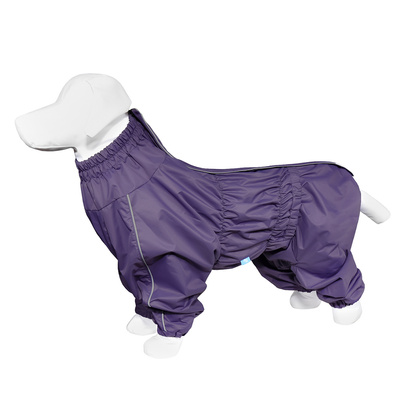 Yami-Yami одежда Дождевик для собак серо-фиолетовый на гладкой подкладке Лабрадор (спинка 62-64 см) лн26ос 0,420 кг 55736