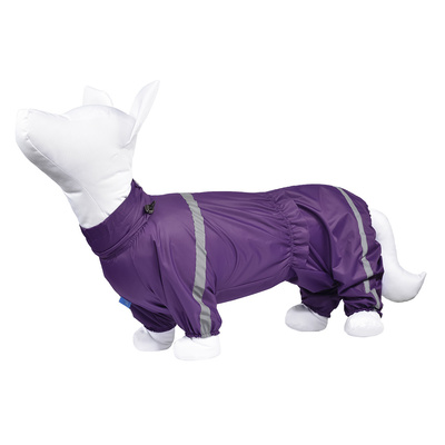 Yami-Yami одежда Дождевик для собак тёмно-фиолетовый Корги на девочку (спинка 50-52 см) лн26ос 0,095 кг 55734