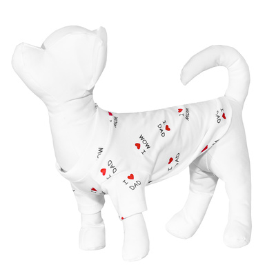 Yami-Yami одежда Футболка для собаки I Love XL (спинка 32-34 см) лн26ос 0,100 кг 52897
