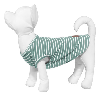 Yami-Yami одежда ВИА Майка для собак в полоску зелёная L (спинка 35 см) нд28ос 51964-4 0,053 кг 51967