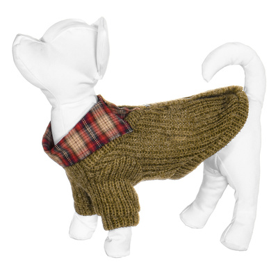 Yami-Yami одежда Свитер для собак с рубашкой горчичный L (спинка 35 см) нд28ос 51949-4 0,108 кг 51952