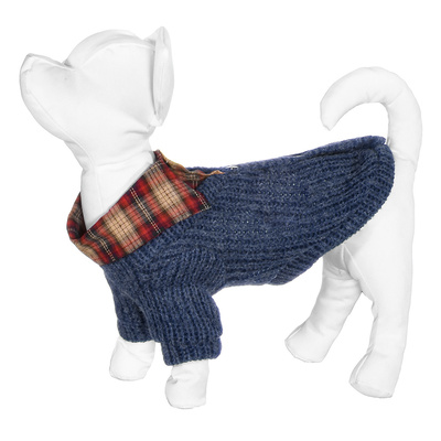 Yami-Yami одежда Свитер для собак с рубашкой синий XL (спинка 40 см) нд28ос 51594-5 0,124 кг 51958