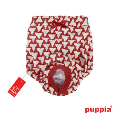 Puppia (снят с производства) Трусы для собак с геометрическим узором Мартина, оранжевый, размер S (длина 16 см) (MARTINA SANITARY PANTY/ORANGE/S) PAOA-PT1229-OD-S, 0,1 кг, 13823.оранж