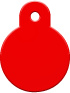 Адресник Адресник Круг малый красный 21*28мм алюминий (7326-04) 0,001 кг 14431