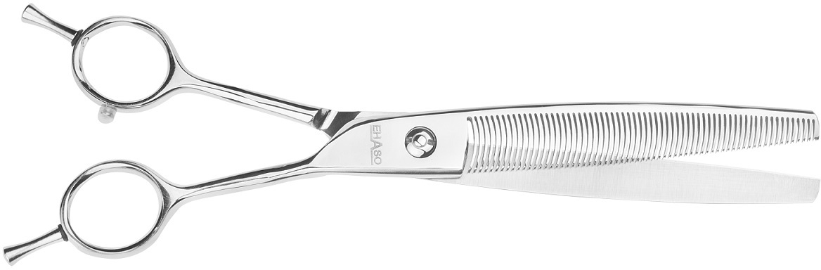 EHASO Revolution ножницы филировочные односторонние 22 см 65 зубцов, 11132